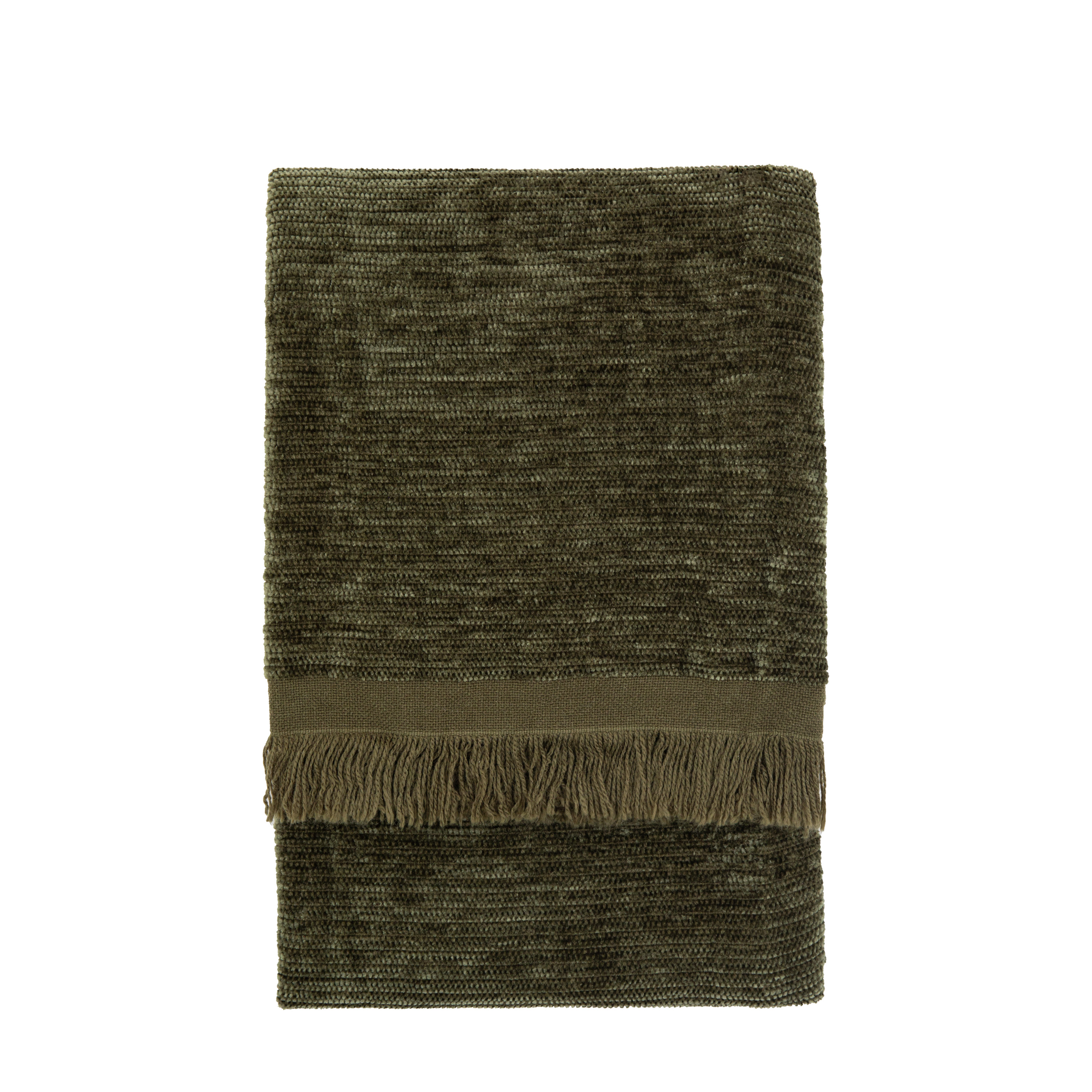 Pled Willow – khaki, 130 × 170 cm