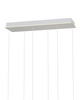 7039-608 Lampa wisząca szóstka QUIBERON biała