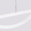 Lampa wisząca GLAD biała LED 3000K