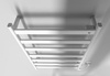 ELIAS  elektryczna suszarka na ręczniki 490x730x110 mm, 105 W, biały mat