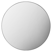 Hayle Okrągłe lustro czarne 1000 mm