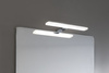 MIRAKA oświetlenie LED 5W, 230V, 300x35x120mm, IP44, akryl, chrome