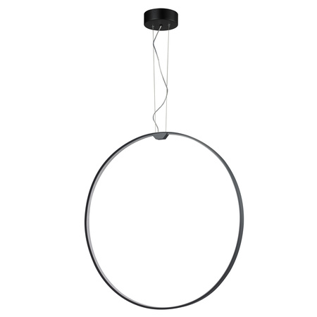 Lampa wisząca ACIRCULO 74 cm - czrny ring LED
