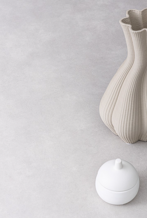 Wazon dekoracyjny BIZZOTTO REIKO BEIGE H29 – beżowy wazon ceramiczny 3D