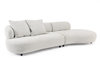 Sofa BIZZOTTO AFRODITE 4-osobowa – regulowane oparcia, contemporary design