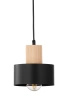 RIF wood 1 s czarny/drewno naturalne
