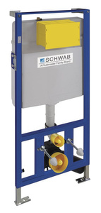 SCHWAB DUPLO WC 199 spłuczka podtynkowa do montażu na sucho 3/6l, DN110mm