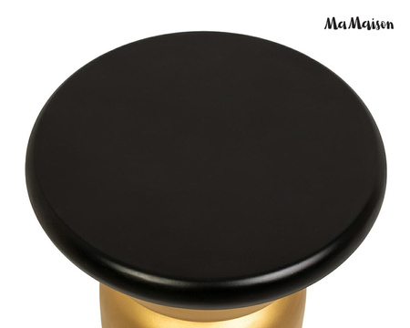 MaMaison stolik LEONARDO 39 czarny /      złoty