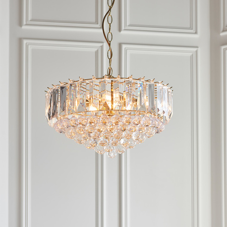 Fargo 3 Pendant Light Chrome 380mm