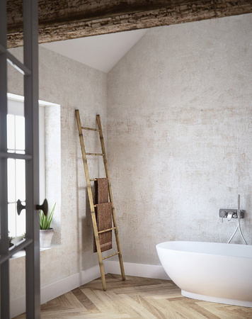 BAMBUS drabinka-wieszak na ręczniki 500x1900x40mm, bambus