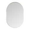 Lustro Hurston Elipse w kolorze szampańskim 600 x 30 x 900 mm