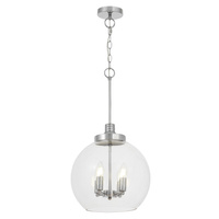 NOWOCZESNA LAMPA WISZĄCA CHROMOWANA BELLARIA