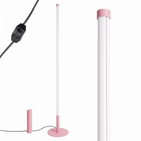 Lampa podłogowa TRANG różowa 4000K