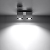 Plafon QUAD 2 szary