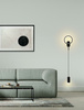 MOOSEE lampa ścienna COMO czarna