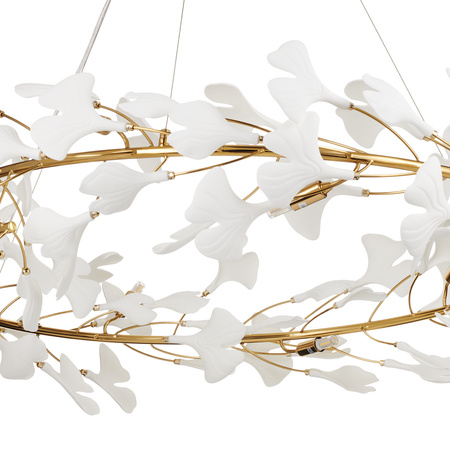 Lampa wisząca BOTANIKA 100 cm - złota, G9, regulowana, designerska