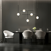 PENDANT LIGHT 8W ALUMINIUM-METAL-ACRYLIC BLACK&GOLD