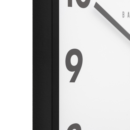 Buxton Wall Clock Black 50cm