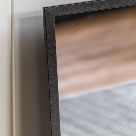 Lustro Chafford, czarne, 1100 x 25 x 800 mm