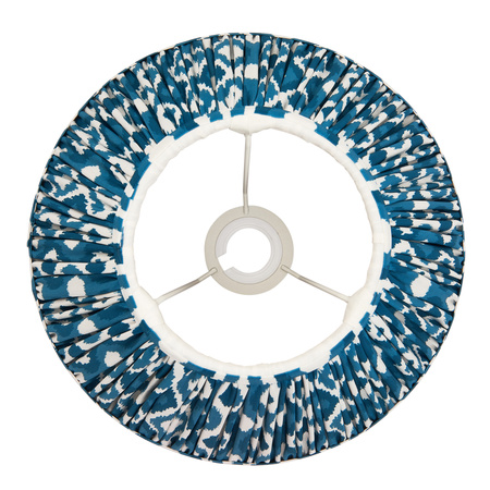 Ikat Shade Marlin Blue Fabric 180x140x300mm
