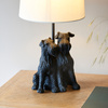 Schnauzer 1 Table Lamp Black