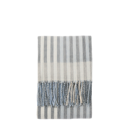 Pled Lille – niebieski / naturalny, 130 × 170 cm