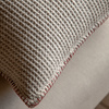 Alder Textured Cushion Cream 450x450mm