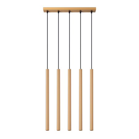 Lampa wisząca PASTELO 5L złota