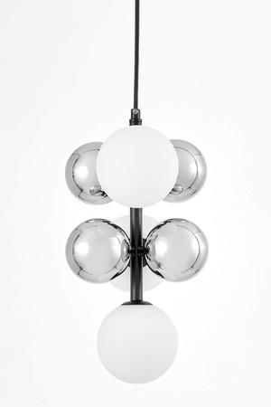 NOWOCZESNA LAMPA WISZĄCA CZARNA SAONA W7