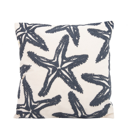 Poduszka dekoracyjna SHP STARFISH 45x45   beżowa / szara