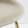 Krzesło Flanagan Oatmeal Velvet (2 szt.)