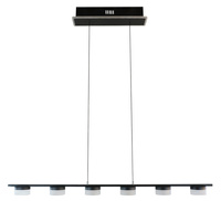 7066-702 Lampa wisząca szóstka CASSIS czarna
