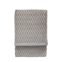 Jacquard Velvet Knitted Throw Grey 1500x2000mm
