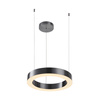Lampa wisząca CIRCLE 40 cm - LED, ring tytan szczotkowany