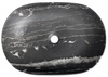 CALEO umywalka ceramiczna nabłatowa, 60x42cm, carnico marmor