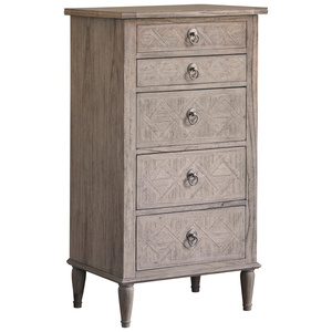 Komoda Mustique z 5 szufladami na bieliznę 600 x 450 x 1150 mm