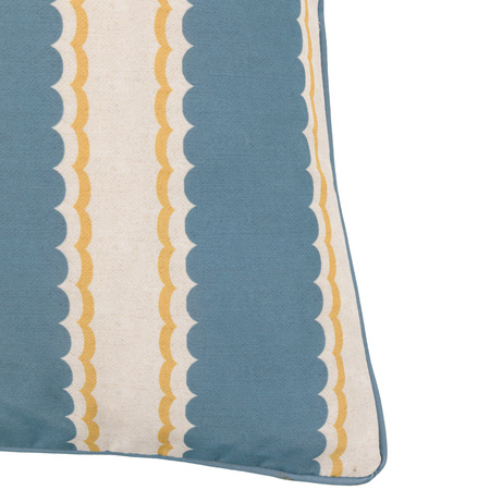 Calivana Cushion Blue/Ochre 450x450mm