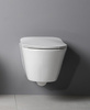 AVVA WC wiszące Rimless ze stelażem podtynkowym i przyciskiem Schwab, biały