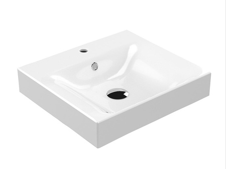 CENTO umywalka ceramiczna 50x45cm, biały