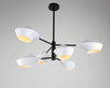 NOWOCZESNA LAMPA WISZĄCA BIAŁA ROMINA W6