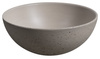 MINOR umywalka betonowa nablatowa, średnica 26cm, piaskowy mat