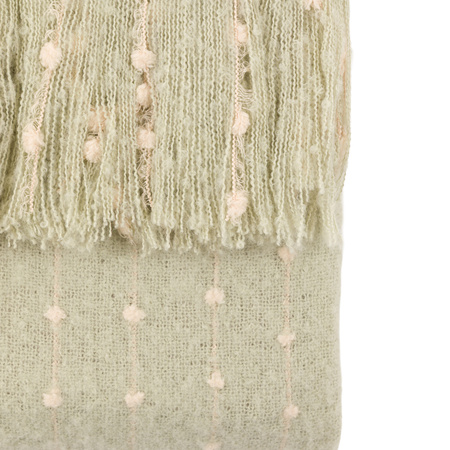 Dottie Faux Mohair Throw Sage Green 1300x1700mm