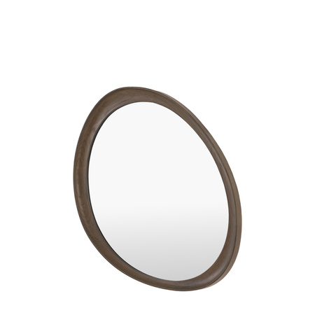 Copenhagen Pebble Mirror Walnut 800x37x780mm