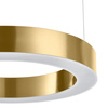Lampa wisząca CIRCLE 40 cm - LED, ring mosiądz szczotkowany