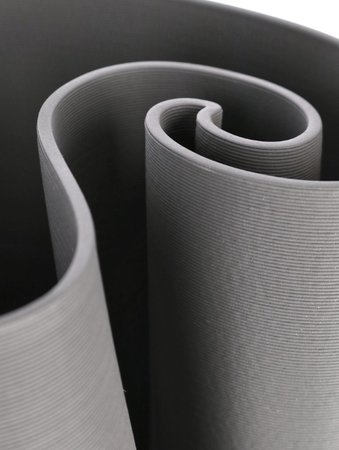 Wazon dekoracyjny BIZZOTTO MAELI GREY H33,5 – szara ceramika 3D