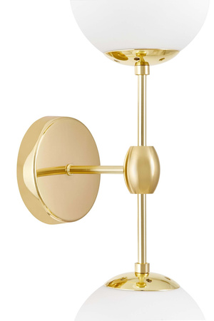 LAMPA ŚCIENNA KINKIET LOFTOWY KLASYCZNE ZŁOTO ZODIAK W2