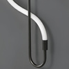 Lampa ścienna ESSA 90 cm - kinkiet LED, czarny