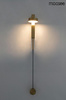 MOOSEE lampa ścienna CLARID GOLD złota