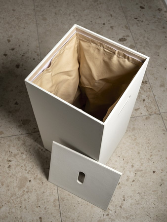 LUXURY kosz na bieliznę 49,5x61,8x29cm, biały
