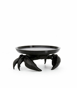 Taca dekoracyjna SHP CRAB czarna